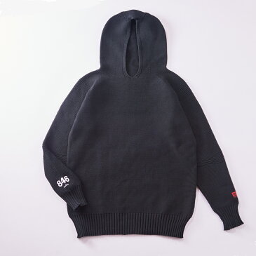 846ウェア Training Knit Parka(Unisex) スポーツウェア ゴルフ カジュアルウェア ニットパーカー フード付き ブラック レディース メンズ / ランニング トレーニング ユニセックス おしゃれ パーカー 男女兼用 トップス ジム 長袖 ファッションメンズ