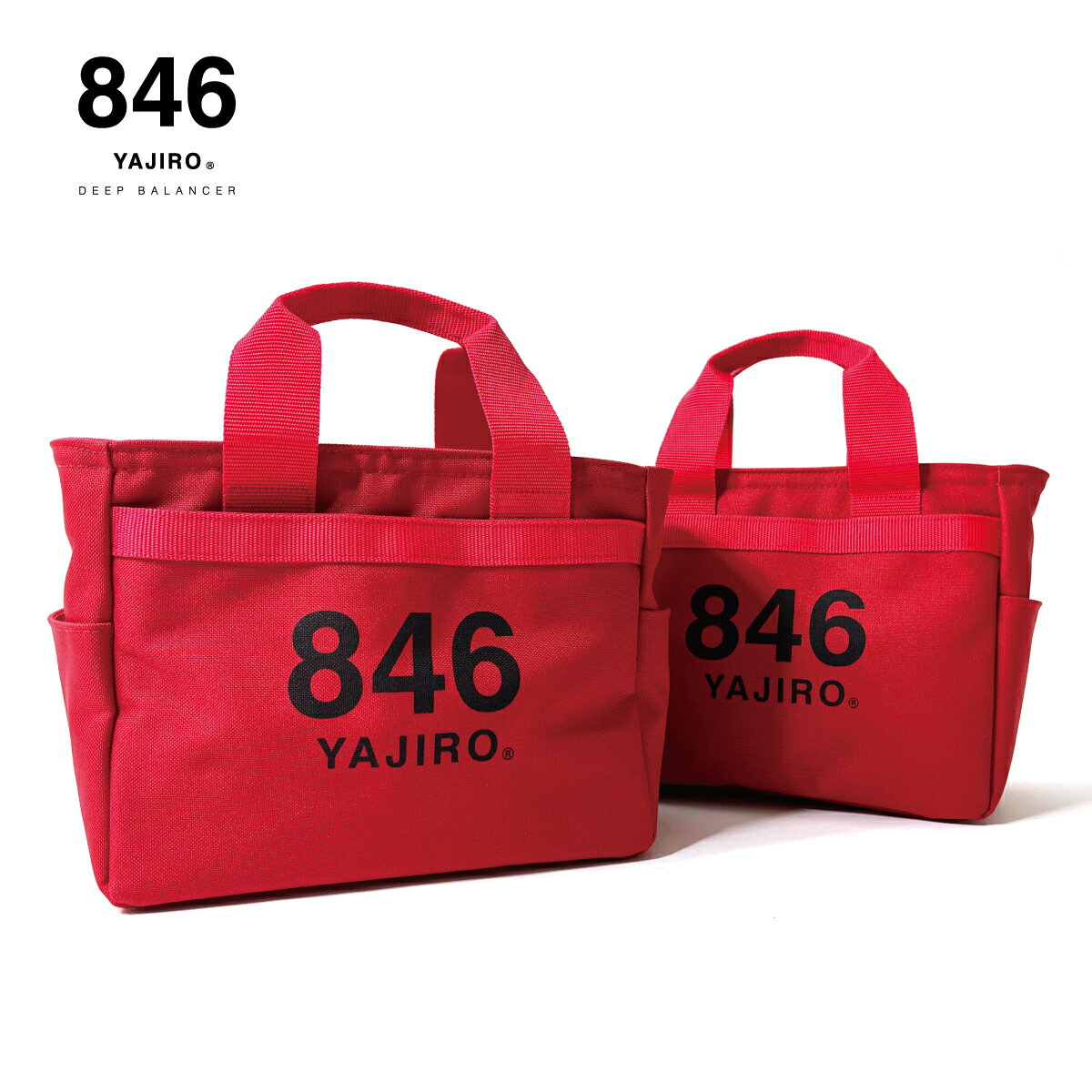 846バッグ Big Logo Cart Bag RED カートバッグ ラウンドバッグ ゴルフ 防水 ナイロン ミニバック オシャレ メンズ レディース スポーツ アウトドア バッグ ブランドバッグ