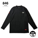 846ウェア GP Men's Sleeve Neck BLACK ゴルフウェア スポーツウェア スリーブネック 保温 保湿 インナーウェア