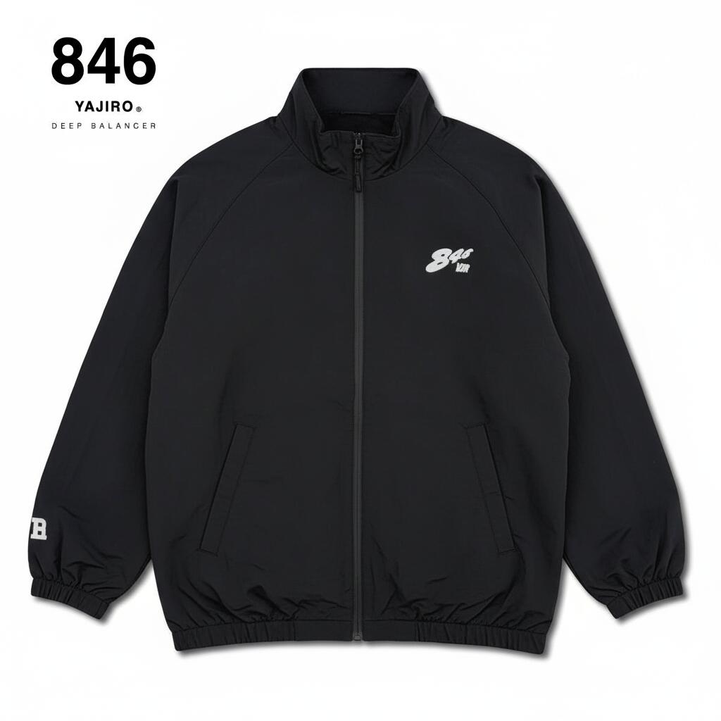 846������ Nylon Stand Neck Raglan Jacket (Unisex) ������ɥ֥졼���� ���� ���� �ʥ����� ���ݡ��� �����ѡ� ��...