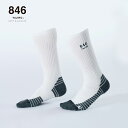 846YAJIRO グリップホールドソックス ロング Grip Hold Socks〔Long〕(1足分) 滑り止めソックス スポーツ用 靴下 男女兼用 野球 バスケットボール バレーボール 卓球 サッカー 陸上 マラソン