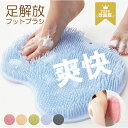 【アウトレット品 形の歪み】 訳あり アウトレット SALE セール 在庫処分 足 ブラシ フック 吸盤 フットブラシ 足裏ケア フットケア 3Dブラシ 足洗い...