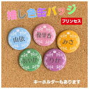 【缶バッジ/キーホルダー】プリンセス 名入れ オリジナル 推し色 パステル 推しグッズ かわいい プチギフト ライブ 配布用 送料無料 ポ..