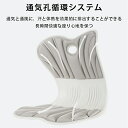 姿勢サポートチェア 姿勢矯正 椅子【2024最新昇級 座椅子】猫背を防ぐ 防止 腰が疲れる 高反発メモリー綿 腰当て クッション 骨盤サポート 椅子や床に置いて座るだけ オフィス テレワーク 女性 男性 学生 両親ギフト最適(4)