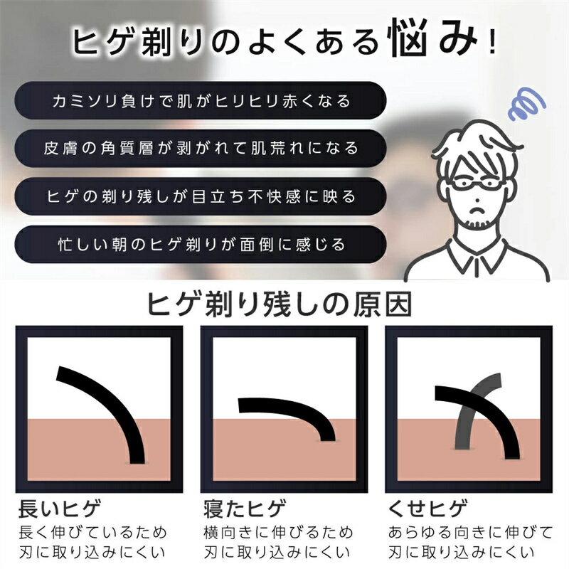 メンズシェーバー 髭剃り シェーバー 電動 3枚刃 男性 丸洗い可能 USB充電式 回転式 深剃り 充電式 防水 電気シェーバー LCDディスプレイ表示 残り使用時間表示 携帯便利 旅行 プレゼント