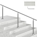 【2025新登場】手すり 玄関 屋外 ステンレス鋼手すり 手摺 玄関 180/200/220/240cm 角度調整可能 DIY 簡単な取り付け 荷重200kg ...