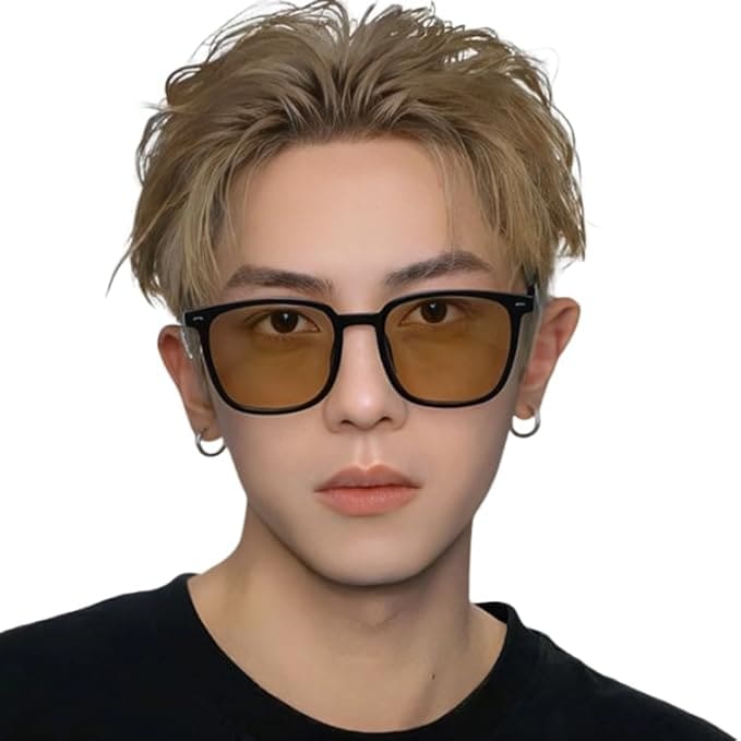 Rakuten - サングラス 韓国 ユニセックス 偏光サングラス おしゃれ オーバーサイズ 大きめ 日焼け対策 UVカット