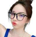 伊達メガネ レディース 韓国 メガネ ブルーライトカッ ト パソコン用 PC用 スマホ用 伊達眼鏡 度なし(4)
