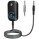Bluetooth5.3 トランスミッター レシーバー トランシーバー 送信機 受信機 音声アシスタント ハンズフリー通話 高音質 低遅延 無線 車 テレビ イ...