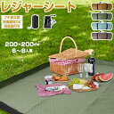 レジャーシート 厚手 大判 200x200cm レジャーマット 大きい 6人 8人 大きい フチ自立型 ピクニックシート 折りたたみ ピクニックマット 子供 遠...