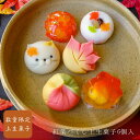 紅葉づくし上生菓子6個入 送料無料 誕生日 プレゼント 贈答 ギフト 和菓子 練り切り お取り寄せ 贈り物 かわいい 本格 高級