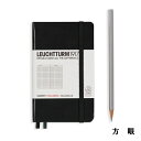 *在庫限り* ≪方眼≫LEUCHTTURM1917(ロイヒトトゥルム)ノートポケットサイズ A6 Squared(方眼)ブラック 1896-318898 【ネコ...