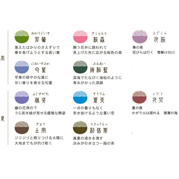 四季織マーカー SHIKIORI 水性染料 ツインタイプ 全20色 セーラー万年筆 26-5207-20* 【ネコポス便可】 ふでペン 筆 細字 インスタ映え アート カラフル 多色 しきおり 選べる 8989usagiya-10033875 倉敷文具RUKARUKA サンプル画像3