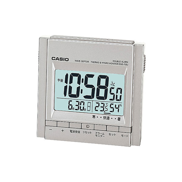 電波時計　カシオ（CASIO）　DQD-705J-8