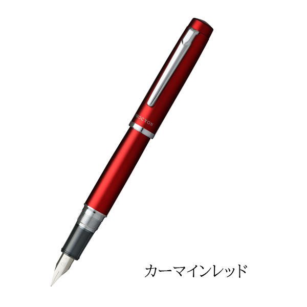 PROCYON《プロシオン》 万年筆 [ボディカラー：全5色/ペン先：細字・中字] プラチナ 25-PNS-5000#**-* 【送料無料*】 手軽 初心者 入門 クリスタル 乾かない 趣味 8989usagiya-10034776 倉敷文具RUKARUKA サンプル画像3