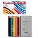 色鉛筆 880級 12色セット(缶入り)三菱鉛筆 30-K88012CP【ネコポス対応可】定番 ロングセラー イラスト 図工 美術