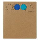 スケッチブック クロッキーブック L判1/4サイズ(白クロッキー紙)ブルー/ライトブルー maruman<マルマン> SQ(1冊)