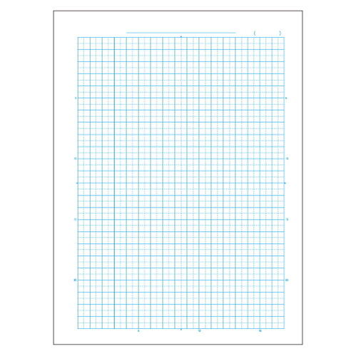 SCHOOL NOTE（スクールノート）　セミA4　チェック柄　5mm方眼罫・イエロー　キョ...