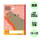 スクールキッズ(School Kizoo) 学習帳 国語 5mm方眼罫/10mm実線入り/カバ セミB5サイズ アピカ 56-SLS10JP 【6冊までネコポス...
