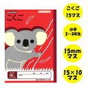 スクールキッズ(School Kizoo) 学習帳 こくご 15マス/リーダー入り/コアラ セミB5サイズ アピカ 56-SL315R【6冊ネコポス可】[M便 ...