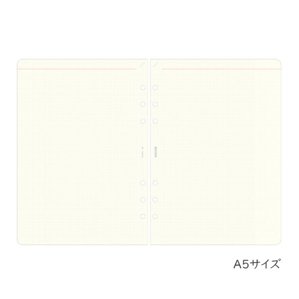 004 リフィルメモパッド 2mm方眼 80枚《A5サイズ》PLOTTER 850-777-164-18 【ネコ...