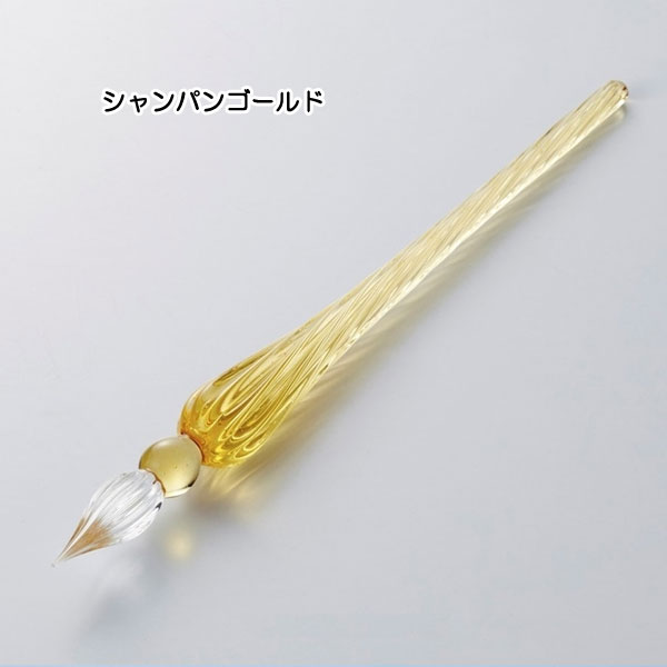 miniGlasspens di gulfstream ミニガラスペン ショートサイズ [全6色] ガルフストリーム 1707-GLF-MGP-0* *NG!ネコポス不可* ガラスペン ミニサイズ 繊細ペン 螺旋 なめらか