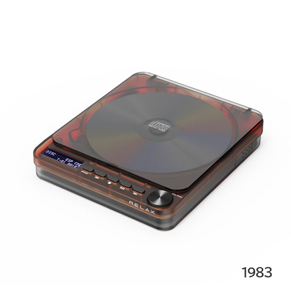 RELAX PIXEL TUNES CDプレーヤー［全2色］保証書付きBluetooth対応 シンシア 894-R...