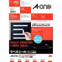 エーワンラベルシール31177,プリンタ兼用,キレイにはがせるタイプ,A4,28面,10シート/パック