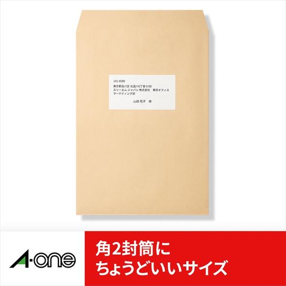 エーワン ラベルシール 宛名シール 73206 ラベルシール［プリンタ兼用］ A4 6面 四辺余白付 100シート入【ネコポス可】[M便 1/1]【エーワン】 3