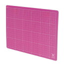 スケルトンカッティングマット A4(30×22cm)スケルトンレッド(ピンク)NTカッター CM-30I-R カッターマット
