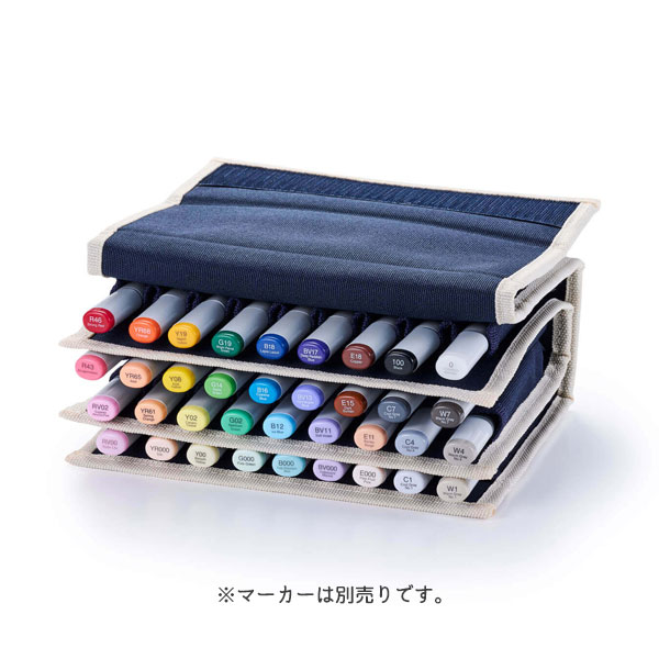 COPICWALLET≪コピックウォレット≫ ネイビーブルー 36本用 TOO 855-14905107 *ネコ...