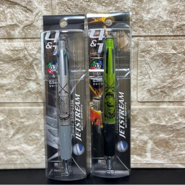 リヴァイ＆自由の翼 進撃の巨人 ジェットストリーム 4色ボールペン シャーペンのサムネイル