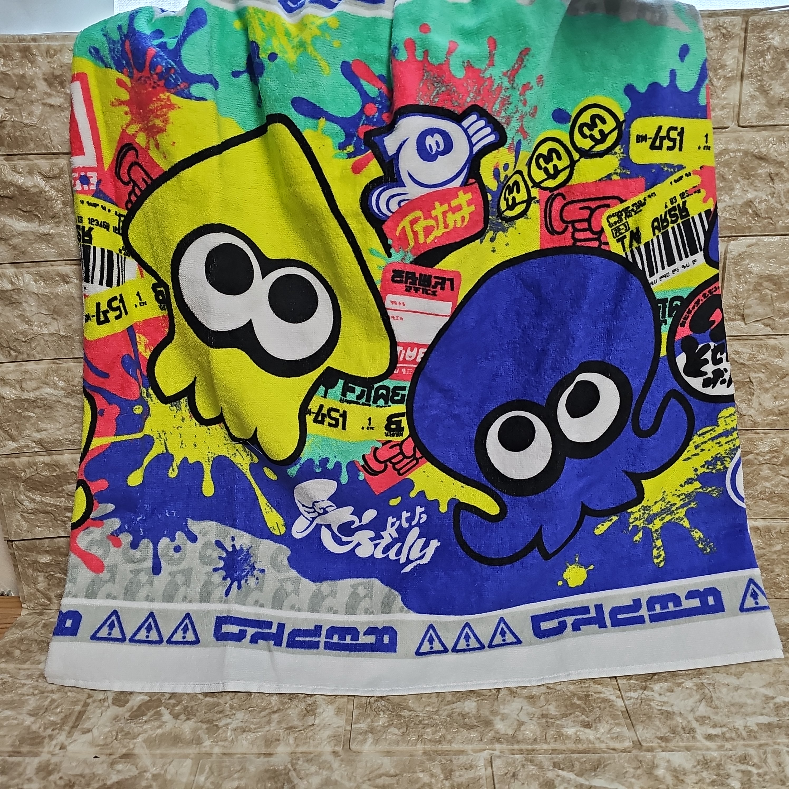 スプラトゥーン3　ラップタオル 巻きタオル　60cm　イカ　いか　スプラ