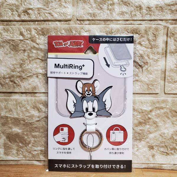 樂天商城 - トム&ジェリー スマホリング マルチリングプラス トムアンドジェリー グルマンディーズ トムとジェリー
