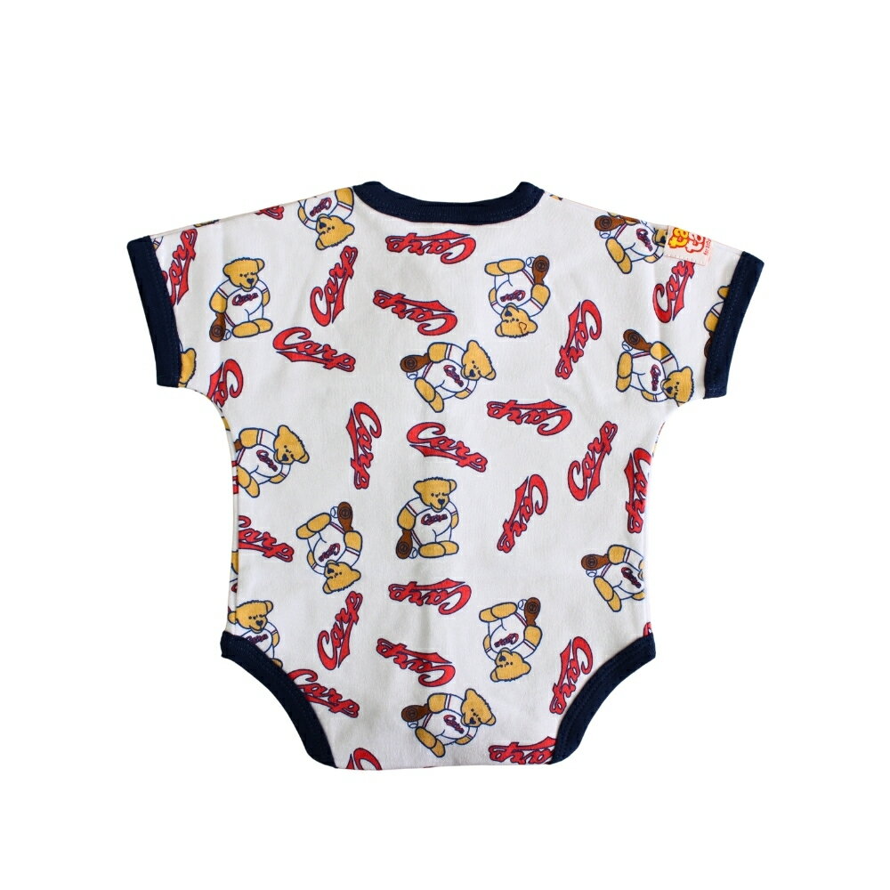 【ブラックフライデー P10倍】広島東洋カープグッズ カープベアーロンパース　60cm ベビー用品 出産準備 ギフト お祝い プレゼント キッズ用品 ラッピング可 3