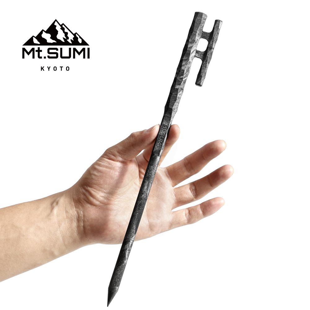 Mt.SUMI リカーボンペグブラック 1本 ON2304RCP-N マウントスミ 超軽量 強度 錆びない 長持ち キャンプ アウトドア テント設営
