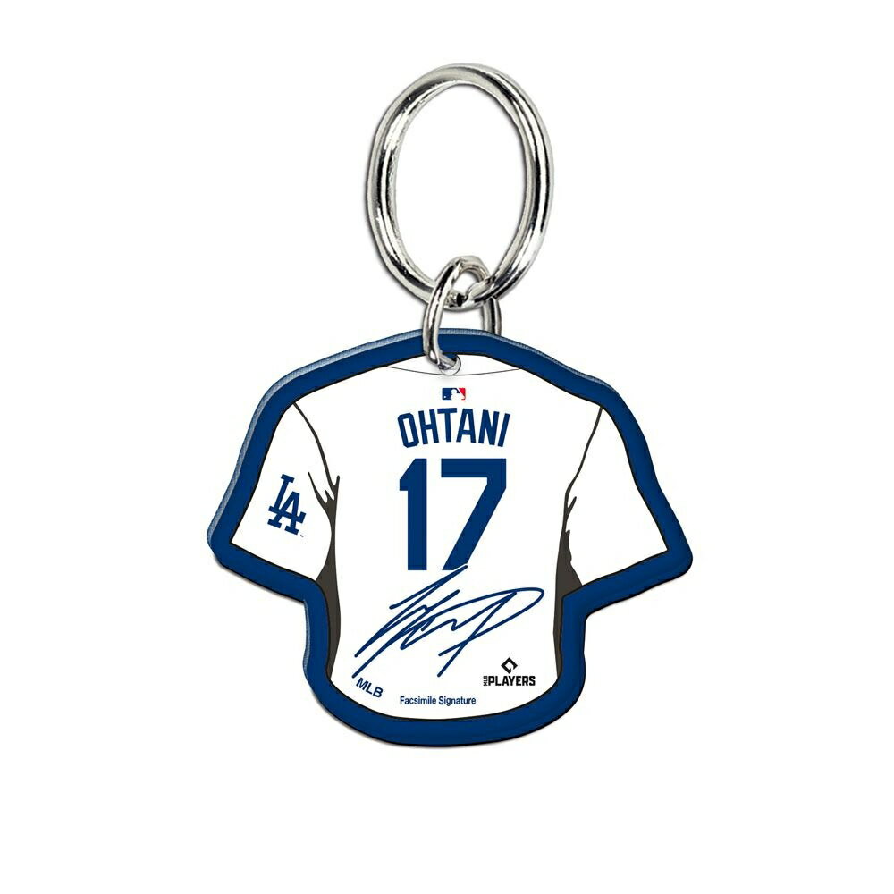 【Wincraft社】大谷翔平 ドジャースグッズ SHOHEI OHTANI 「ドジャースプレミアム」アクリルキーホルダー ユニフォーム 背番号 MLB正規ライセンス メジャーリーグのサムネイル