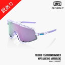 【訳あり】100%(ワンハンドレッド) Glendale - Polished Translucent Lavender/HiPER Lavender Mirr...