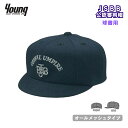 【在庫限り】【JSBB公認】ヤング 野球審判帽子 (球審用) 7680 紺 オールメッシュ 八方型 審判用品 young ネイビー