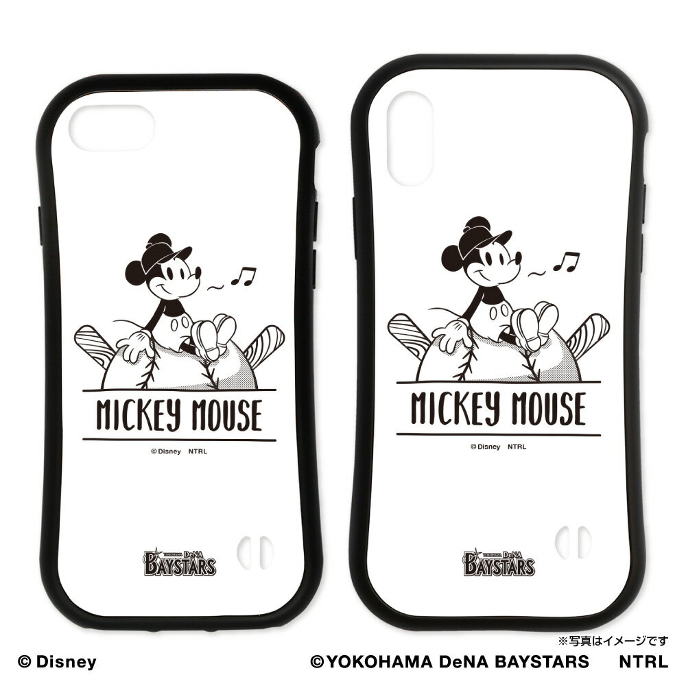 MICKEY MOUSE 横浜DeNAベイスターズ iPhoneラバーエッジ ひとやすみ 