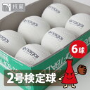 【検定球】ナイガイ ソフトボール 2号球 6球(半ダース) 日本ソフトボール協会推奨球