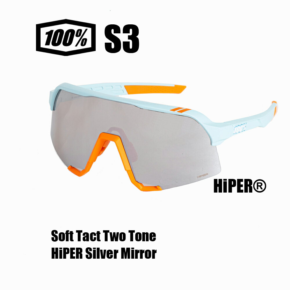 100%ʥϥɥåɡ S3 Soft Tact Two Tone - HiPER Silver Mirror Lens 60005-...