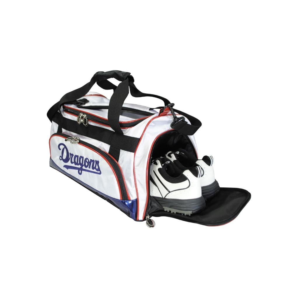 中日ドラゴンズ ゴルフ ボストンバッグ ホワイト [CDBB-2421] レザックス LEZAX