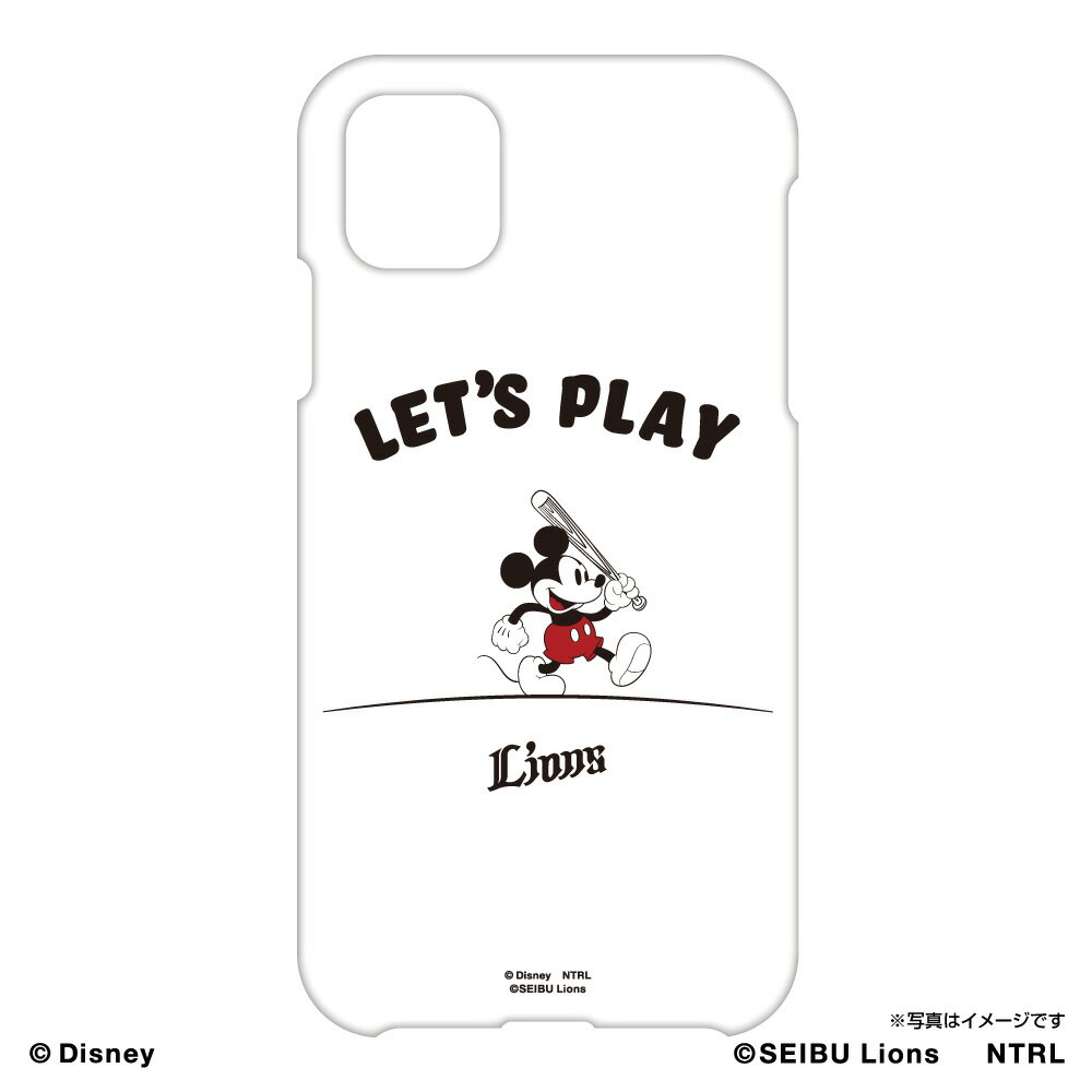 【ブラックフライデー P10倍】【アウトレット】21ミッキーマウス(LET'S PLAY)/埼玉西武ライオンズ iPhoneケース iPhone11用 ホワイト ラッピング不可