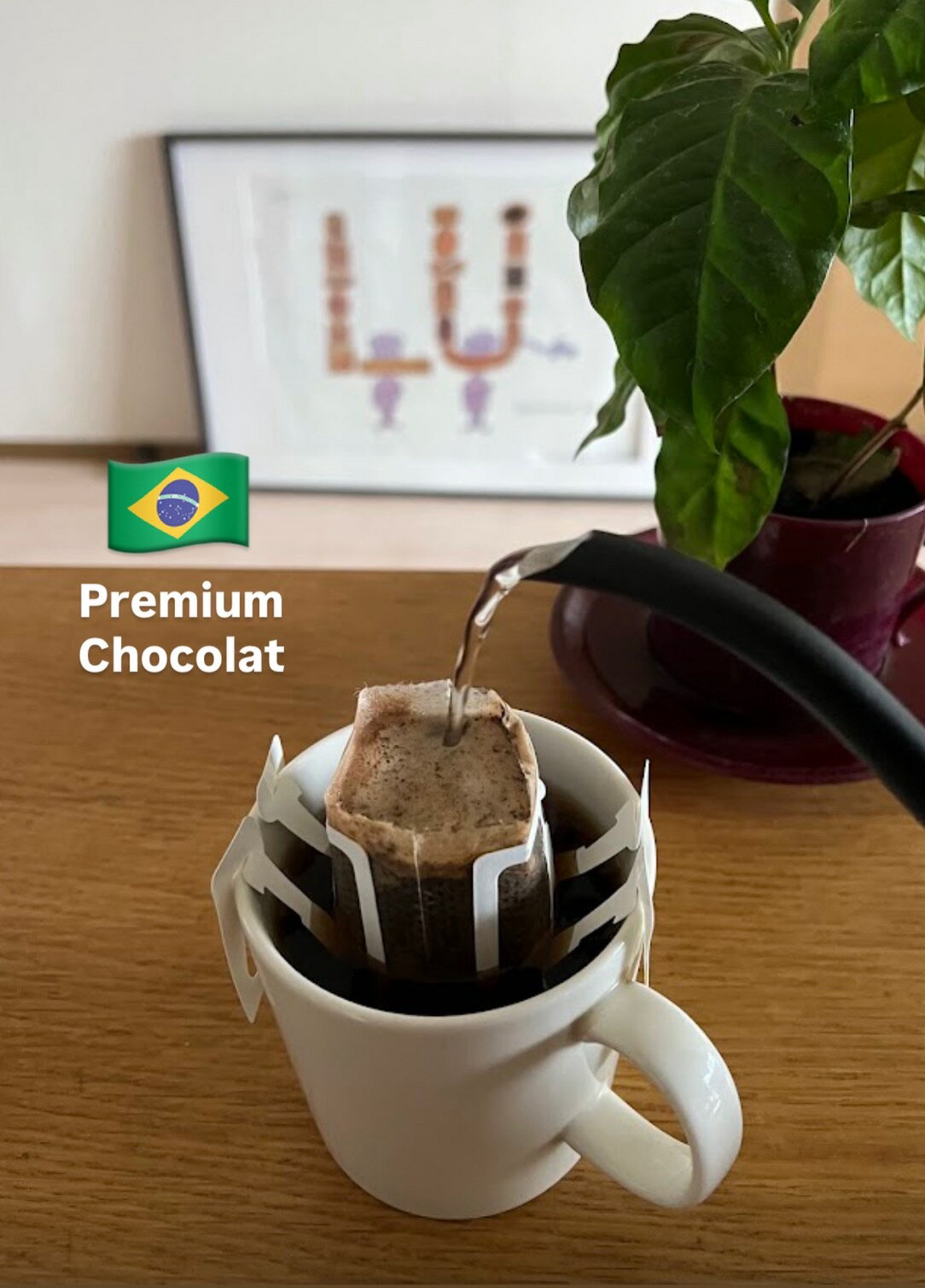 Rakuten - 【8coffee】 ブラジル　プレミアムショコラ　ドリップバッグコーヒー6袋～90袋　ハチコーヒーロースト　中煎り ハイロースト 自家焙煎 直送 シングルオリジン