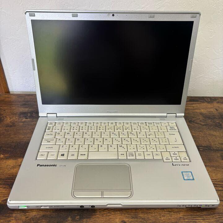  Panasonic CF-LX6RDPVS ノートパソコン Core i5-7300U メモリ8GB SSD256GB 14インチ