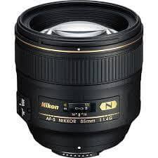 乐天商城 - 【中古】 Nikon AF-S NIKKOR 85mm F1.4G 単焦点レンズ ブラック 純正箱・ソフトケース付き