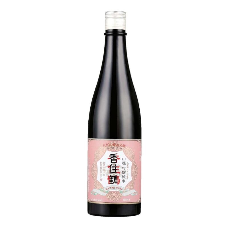名入れラベルのギフトワインの【通常商品】【POP付】香住鶴 山廃吟醸純米 720ml 四合瓶 兵庫県 但馬 地酒 純米 純米酒 日本酒 兵庫県産山田錦 やや甘口 芳醇 カニ 魚介 肉 飲食店 割烹 日本料理 和食 海外 Japanese Sake jyunmai ginjyou 米 麹 米麹 料理に合う 小瓶 おすすめ かすみつる やまはい｜アングル2