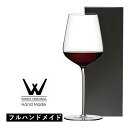 \本日購入&レビューでもれなくクーポンGET!/【通常商品】【正規品】ギフトボックス付き 高級 W ダブリュー ハンドメイドグラス ワイングラス 1脚 BOX入...
