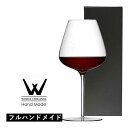 \本日購入&レビューでもれなくクーポンGET!/【通常商品】【正規品】ギフトボックス付き 高級 W ダブリュー ハンドメイドグラス ワイングラス 1脚 BOX入...